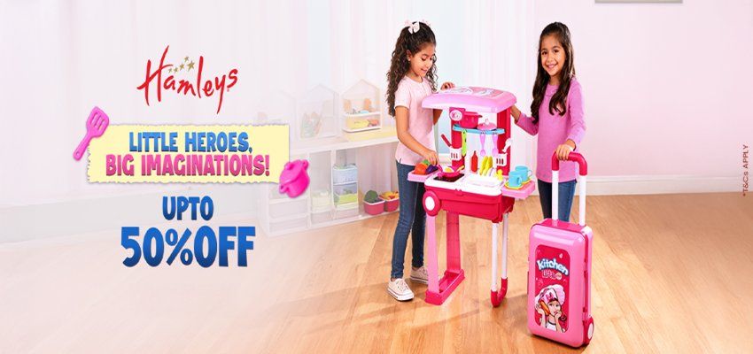 Hamleys Little Heroes Big Imaginations Upto 50% Off